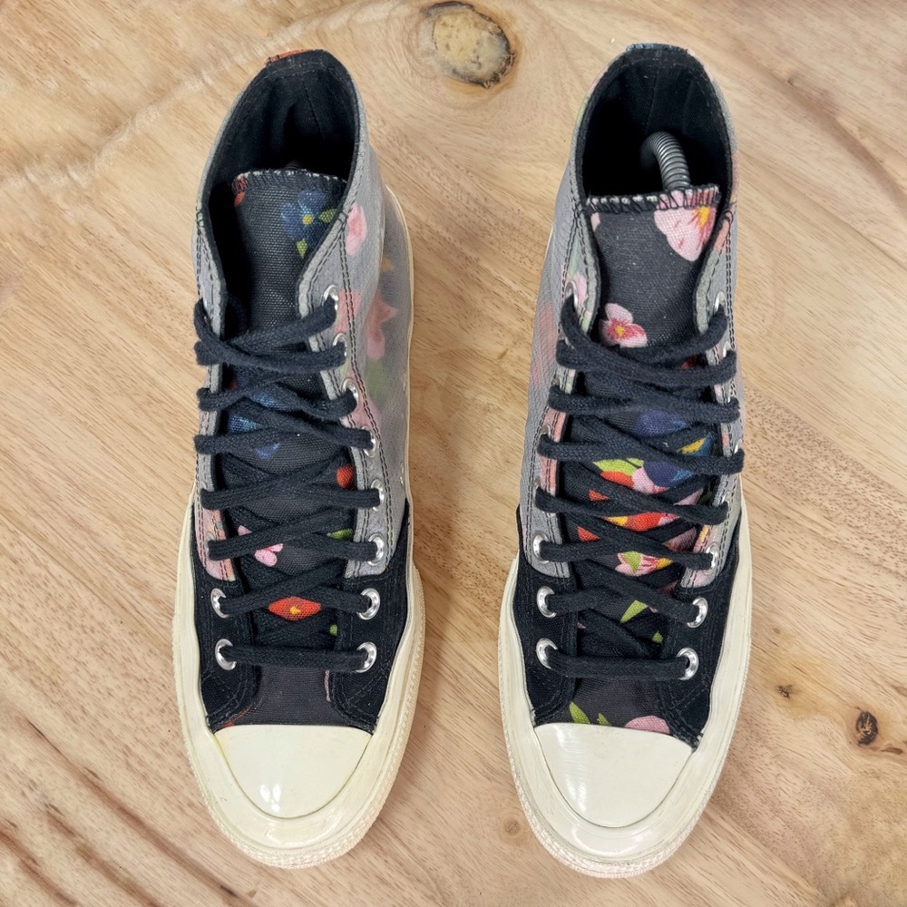 Converse Chuck‎ Taylor 70 High Floral Print Black Sneaker Size 6.5 Men 8.5 Women - Picture 4 of 11